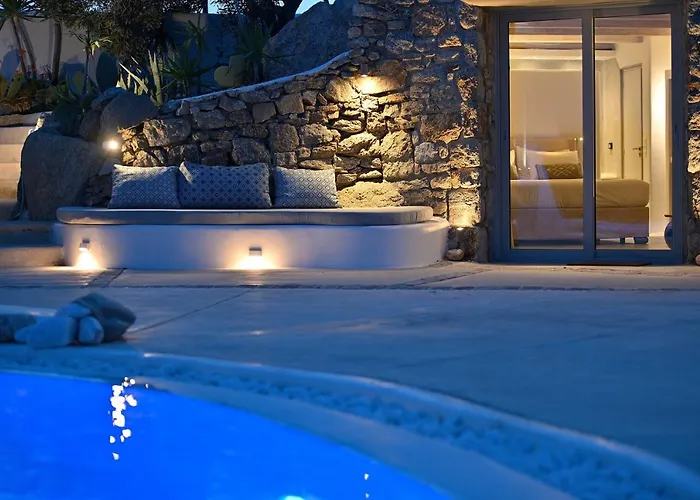 Villa Charming In Platis Gialos With Private Pool