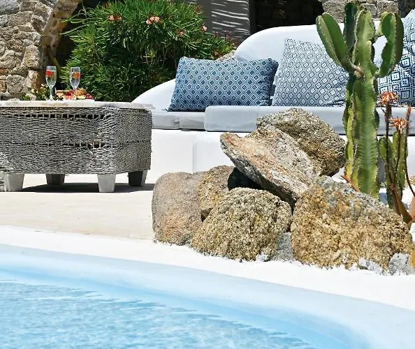 Villa Charming In Platis Gialos With Private Pool *