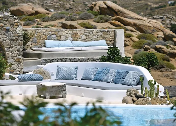 Villa Charming In Platis Gialos With Private Pool *