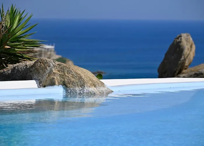 Charming In Platis Gialos With Private Pool 别墅 天堂海滩