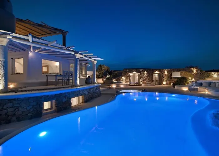 Charming In Platis Gialos With Private Pool 天堂海滩