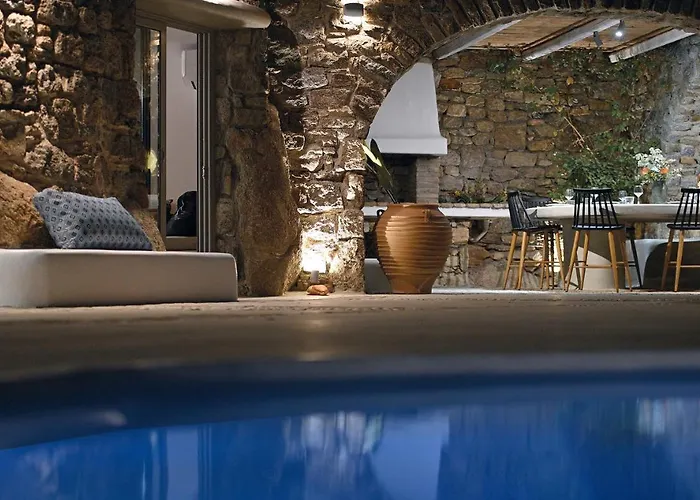 Charming In Platis Gialos With Private Pool * 天堂海滩