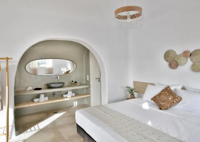 别墅 Charming In Platis Gialos With Private Pool 天堂海滩